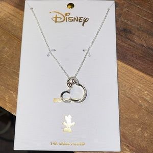 New! Disney 14k GOLD plated BOWTIFUL MINNIE necklace